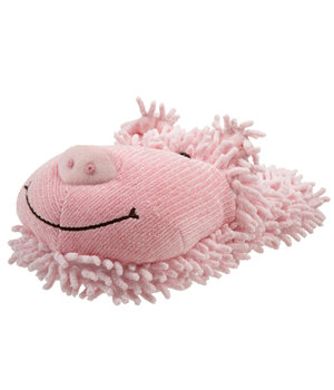 Click for more details on Fuzzy Friend Slippers-Pink Pig Fuzzy Friend Slippers-Pink Pig