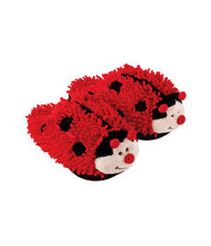 Click for more details on Fuzzy Friend Slippers-Ladybug Fuzzy Friend Slippers-Ladybug