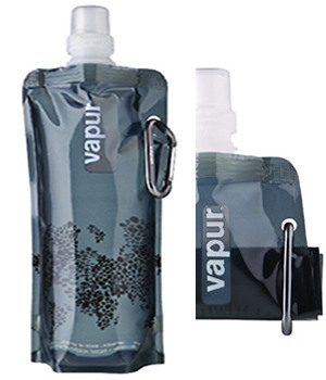 Click for more details on Vapur Foldable Water Bottle Gray Vapur Foldable Water Bottle Gray